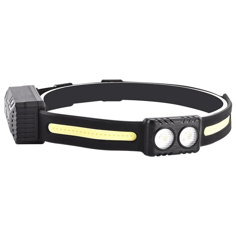 Phare LED BESTonZON Pour Trottinette électrique – Rechargeable, Plastique Noir, Compatible 5/5.5/6.5 Pouces