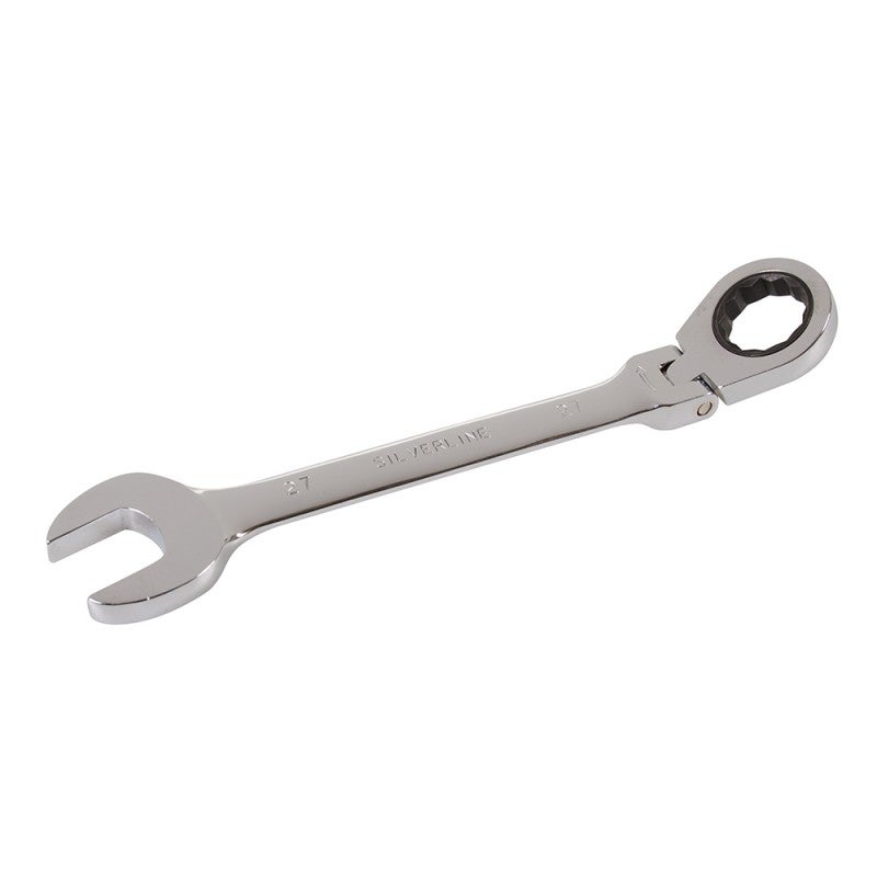 Silverline - Llave combinada con carraca articulada 27 mm | Leroy Merlin