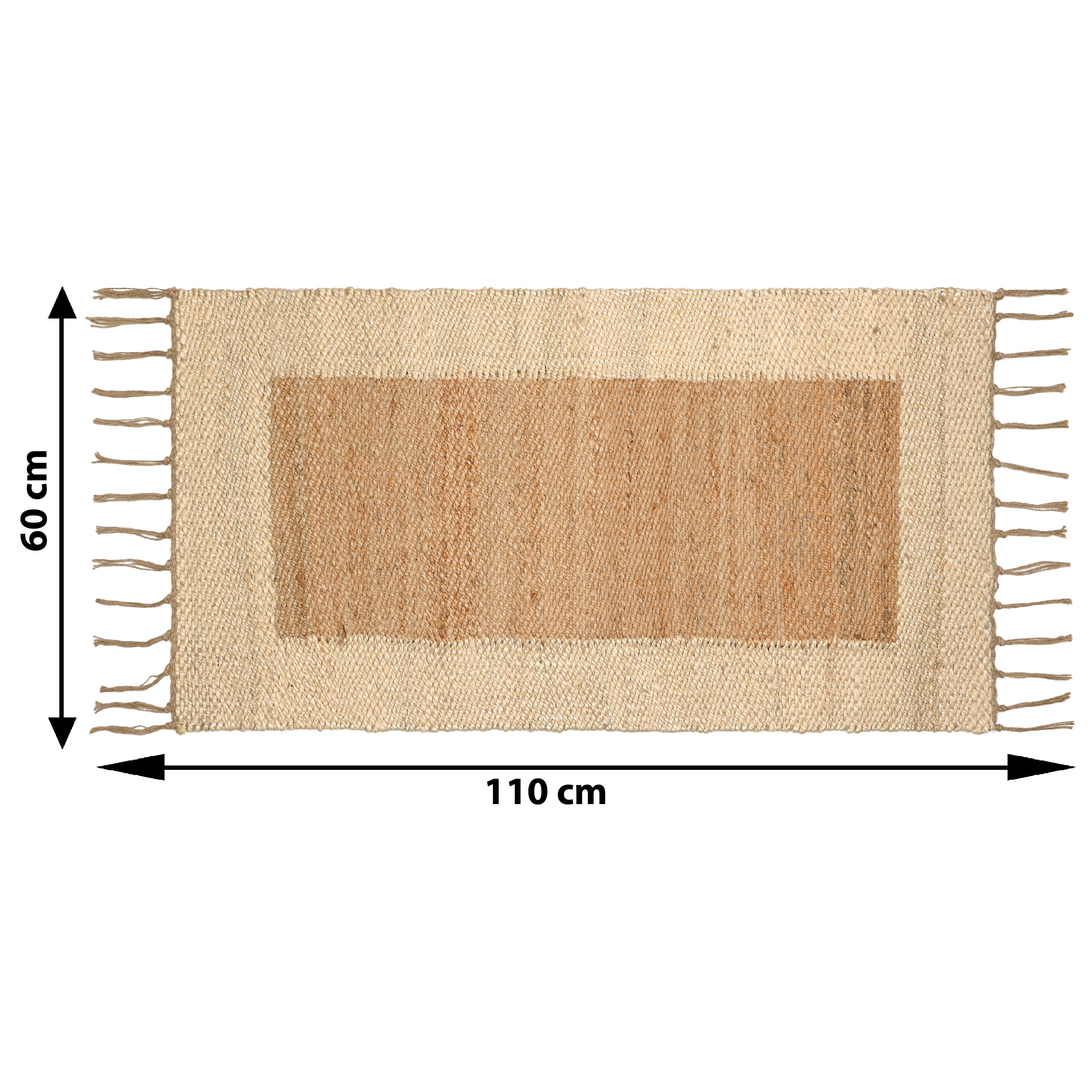 Tapis chambre rectangulaire beige BALIKO - 60 x 110 cm - INSPIRE - 2