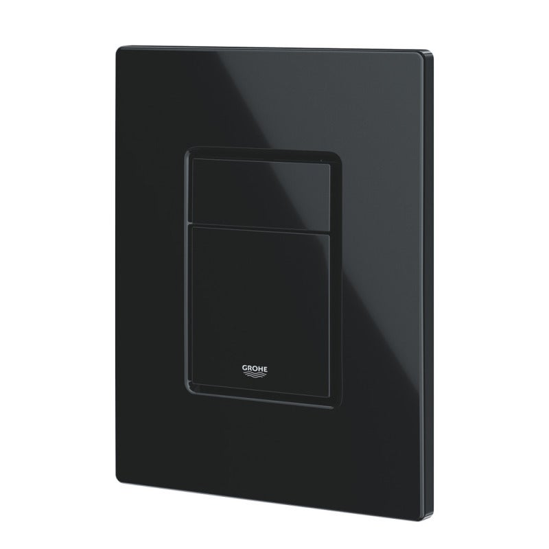 Grohe Even Plaque de commande double touche, brillance longue durée, noir brillant (38966KV0) - 5