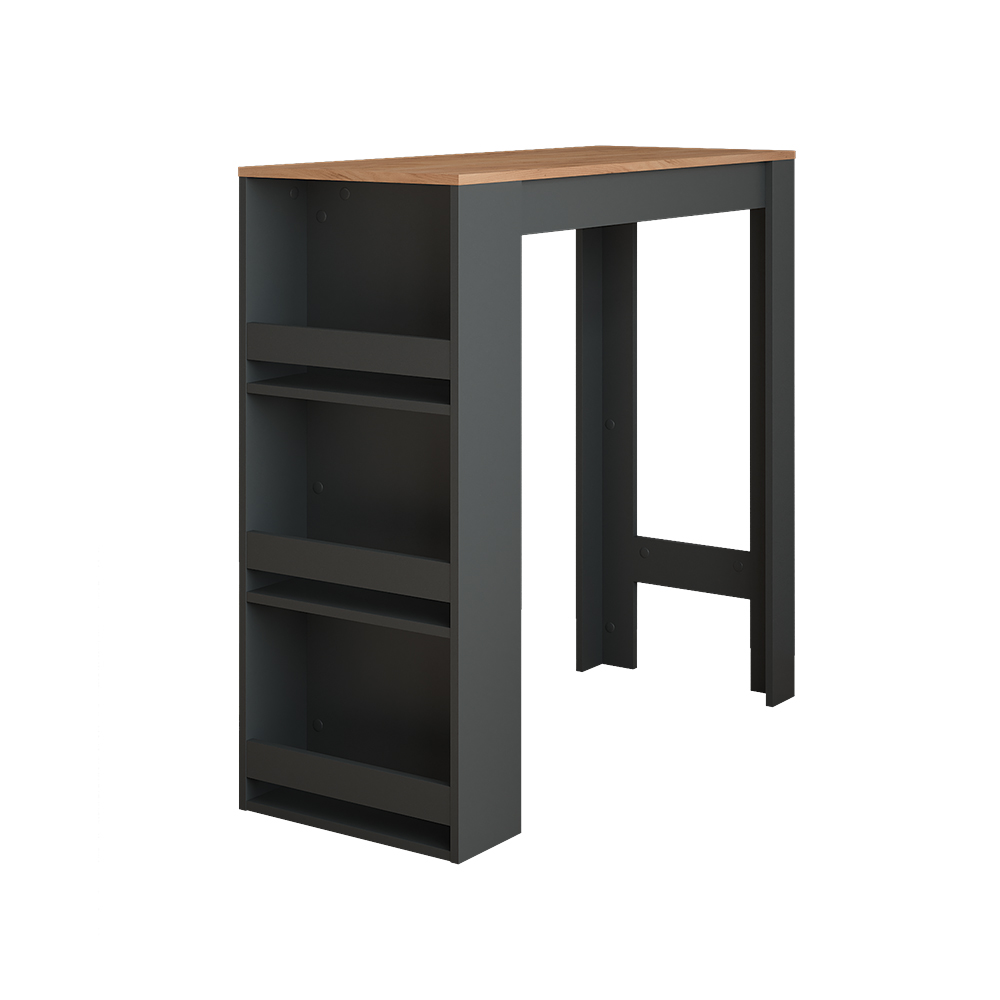 Vicco Stół barowy Repose, Antracyt/złoty dąb, 45 x 110 cm