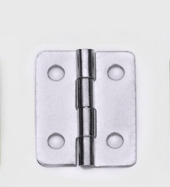 Opakowanie 50 mini zawiasów srebrnych 18 x 16 mm, zawiasy płaskie do drzwiczek szafek, szuflad i komód, akcesoria DIY, łączniki