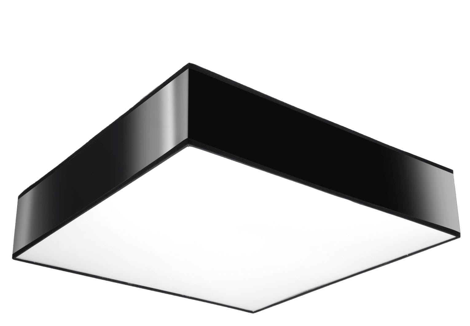 Plafon Horus kwadratowy czarny 3xE27x20W wym: 12 x 45 cm IP20 tworzywo sztuczne Sollux Lighting