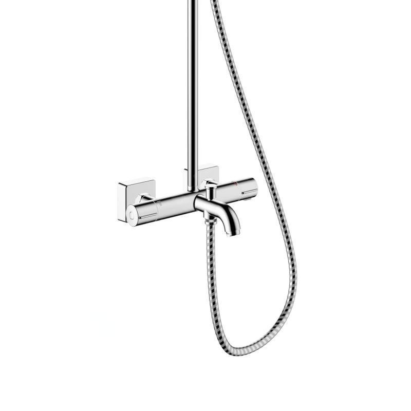 Colonne bain douche thermostatique HANSGROHE Vernis Shape 230 chromé - 11