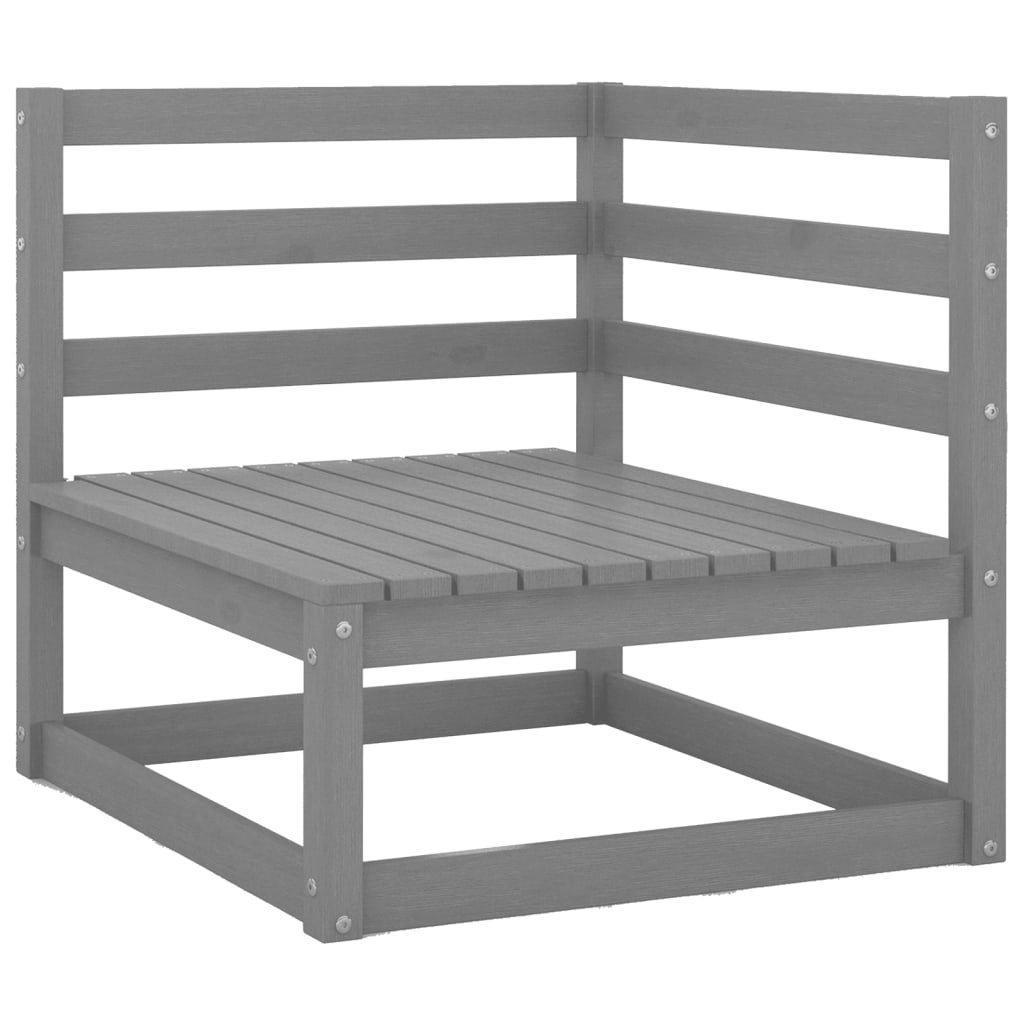 Salon de jardin 8 pcs bois de pin massif vidaXL - 4
