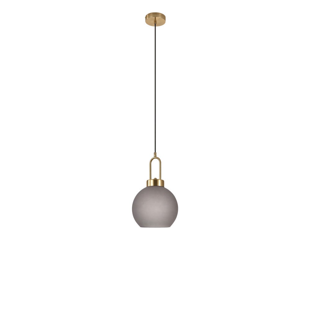 Luton lampa lampa wisząca Ø25cm przydymionego szkło.
