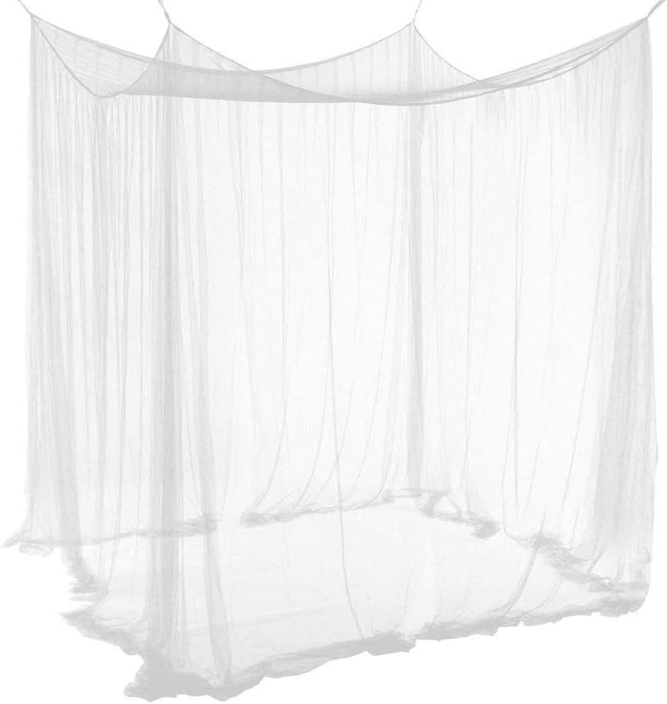 LINSOCLE Moustiquaire De Lit 190x210x240 Cm Pour Lit Double - Maison Et Camping