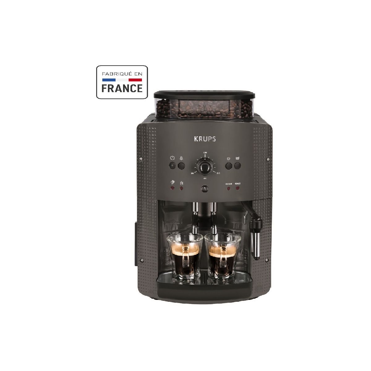 Krups Cafetera Essential Ea810b70 Cafetera Espresso Totalmente Automática Gris/Negro , Leroy Merlin