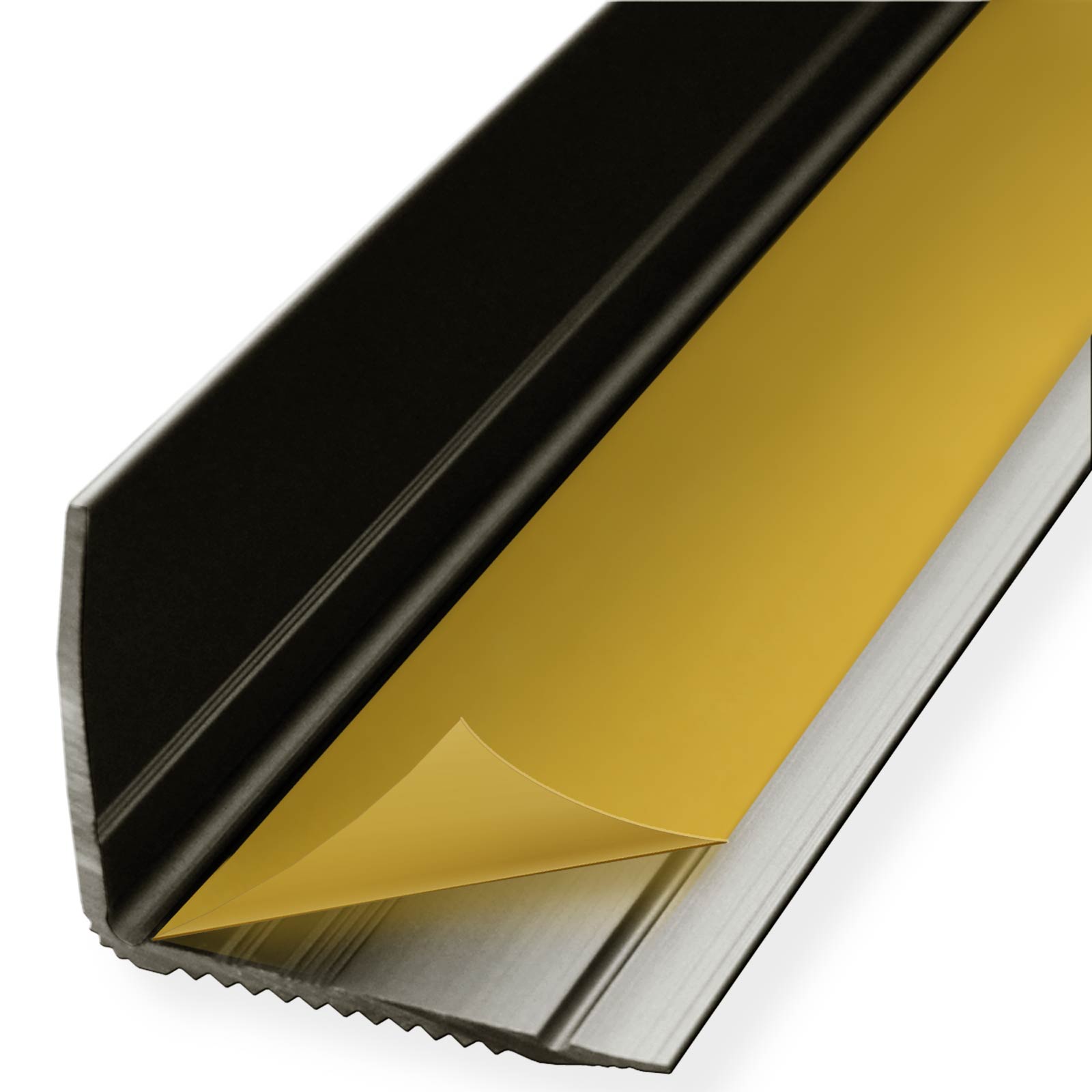 Seuil d'escalier Integral, Forme: L 35 x 30 mm Longueur: 134 cm, Auto-adhésif, Bronze - 2