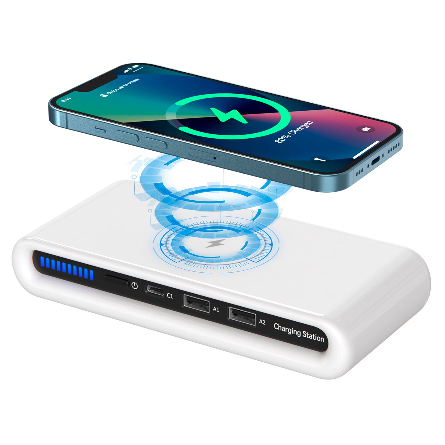 Botier De Recharge Sans Fil De Remplacement Pour AirPods 3 - Avec Appairage Bluetooth Et Recharge Qi Botier De Recharge Sans Fil De Remplacement Pour AirPods 3 - Avec Appairage Bluetooth Et Recharge Qi