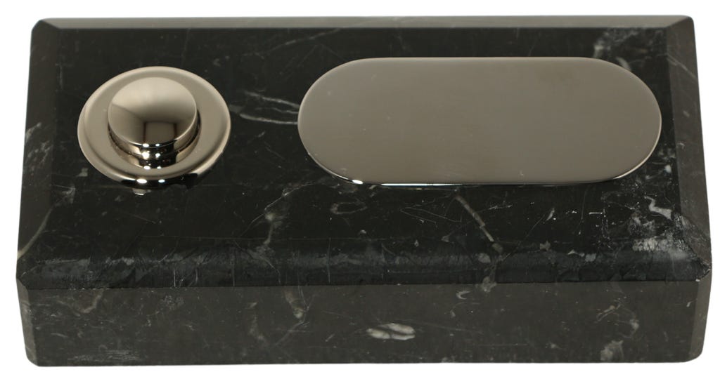 DKO ELEC Sonnette Braga filaire marbre noir bouton laiton | Leroy Merlin DKO ELEC Sonnette Braga filaire marbre noir bouton laiton | Leroy Merlin