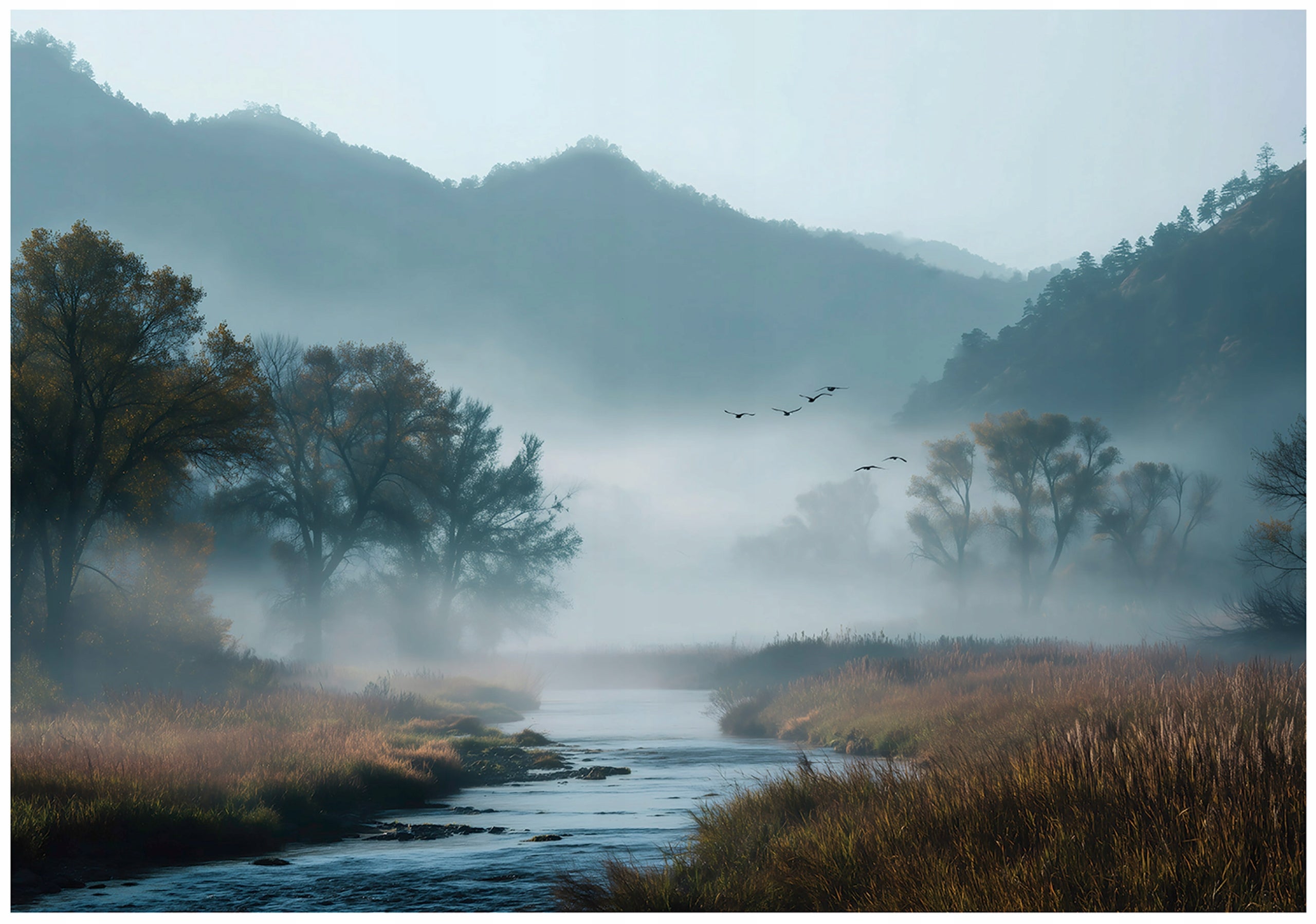 Fototapeta Las Jezioro Natura 350x250 cm Tapeta Do Sypialni Salonu Kuchni Na Flizelinie