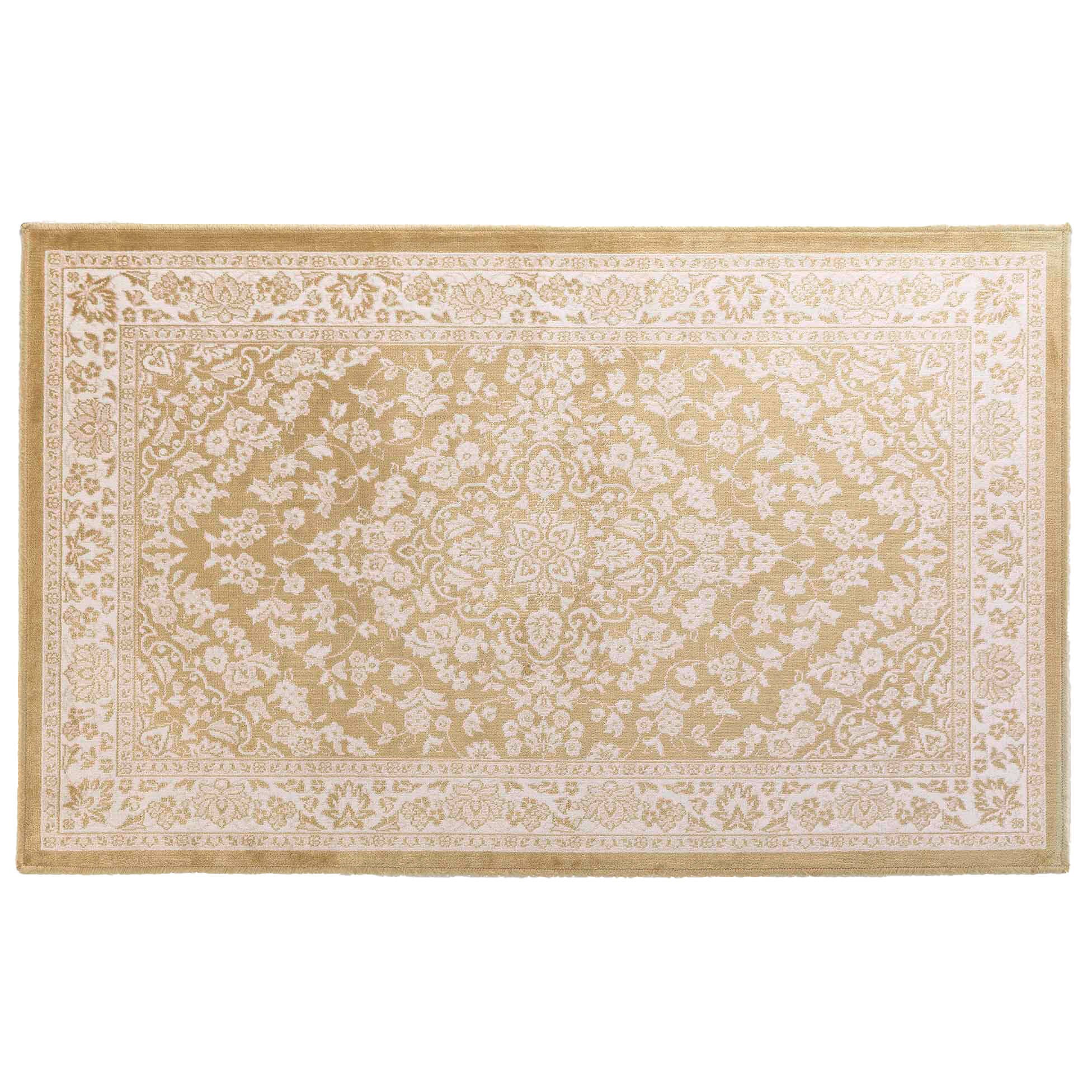 Tapis Rectangle 68 X 110 Cm Viscose Tissee Tallulah Noir