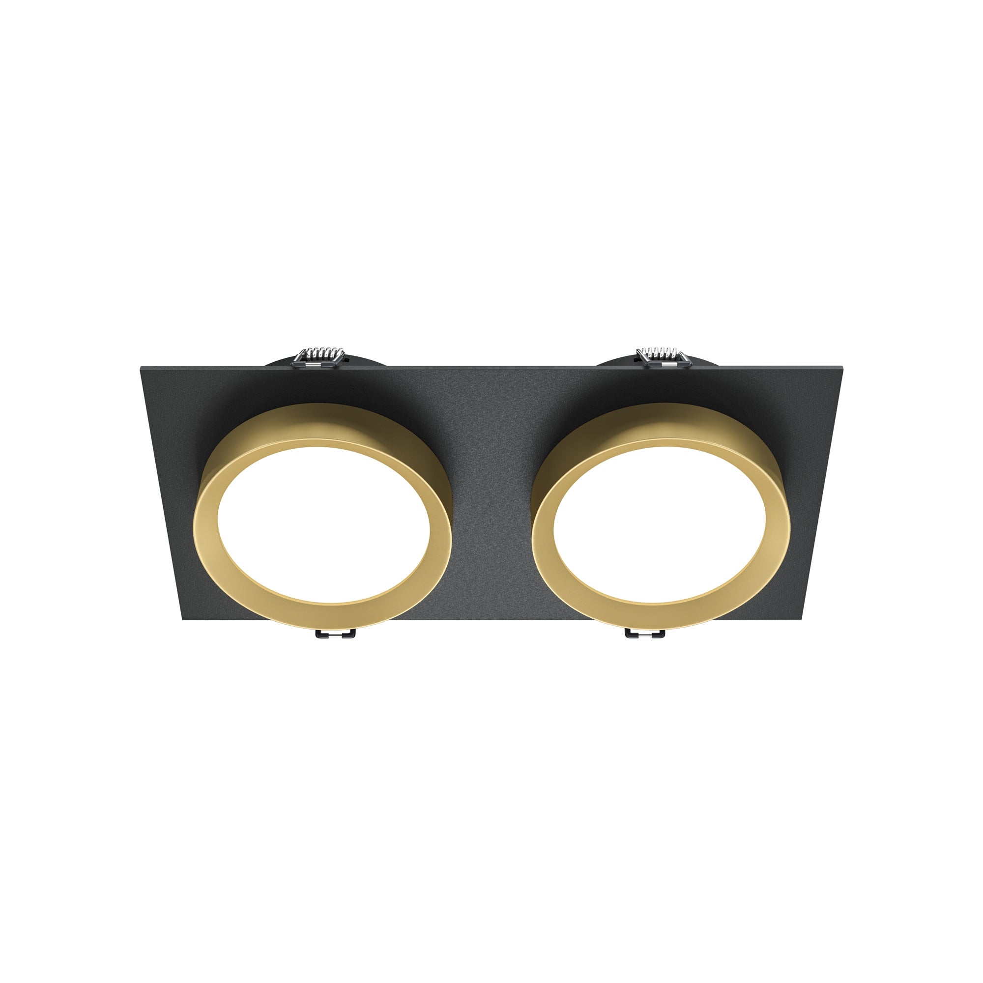 Oprawa sufitowa wpuszczana Hoop czarno-złota 2xGX53x15W prostokątna IP20 wym: 4,5 x 22 x 11 cm aluminium Maytoni