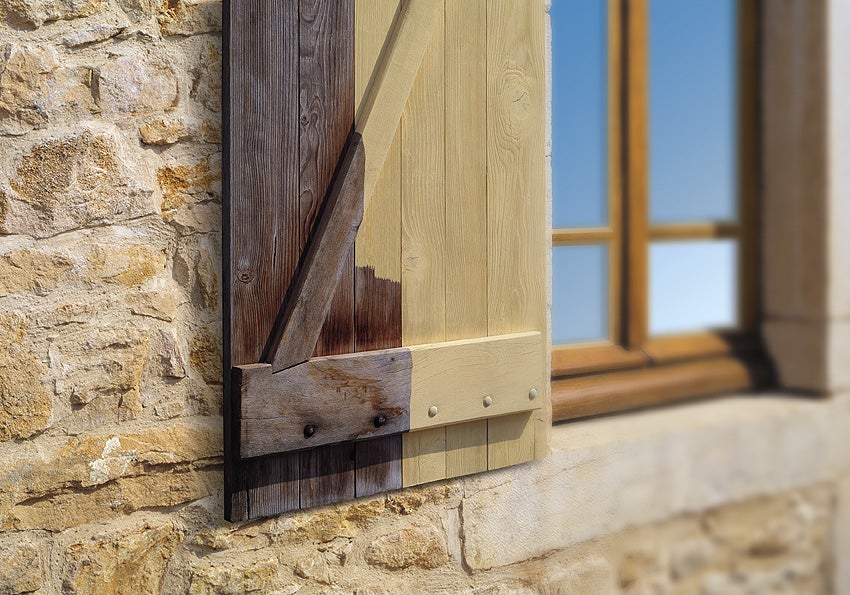 Sous-couche lasure bois intérieur et extérieur Bois noircis V33, 0.5 l incolore - 3