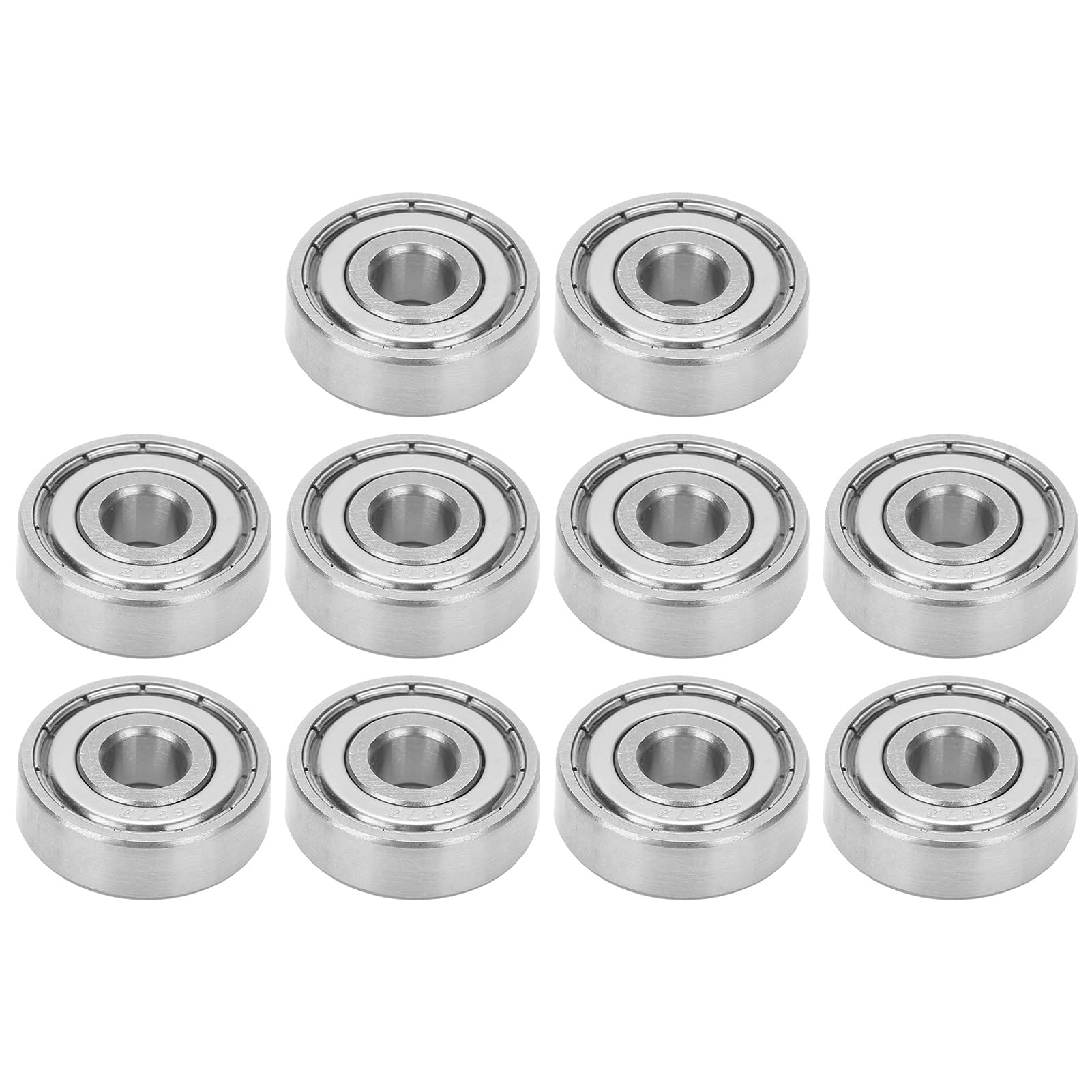 Cuscinetti A Sfere, MF106ZZ Cuscinetti A Sfere Flangiati In Acciaio Inox 6x10x3mm 10Pcs 10Pcs - Foto 10