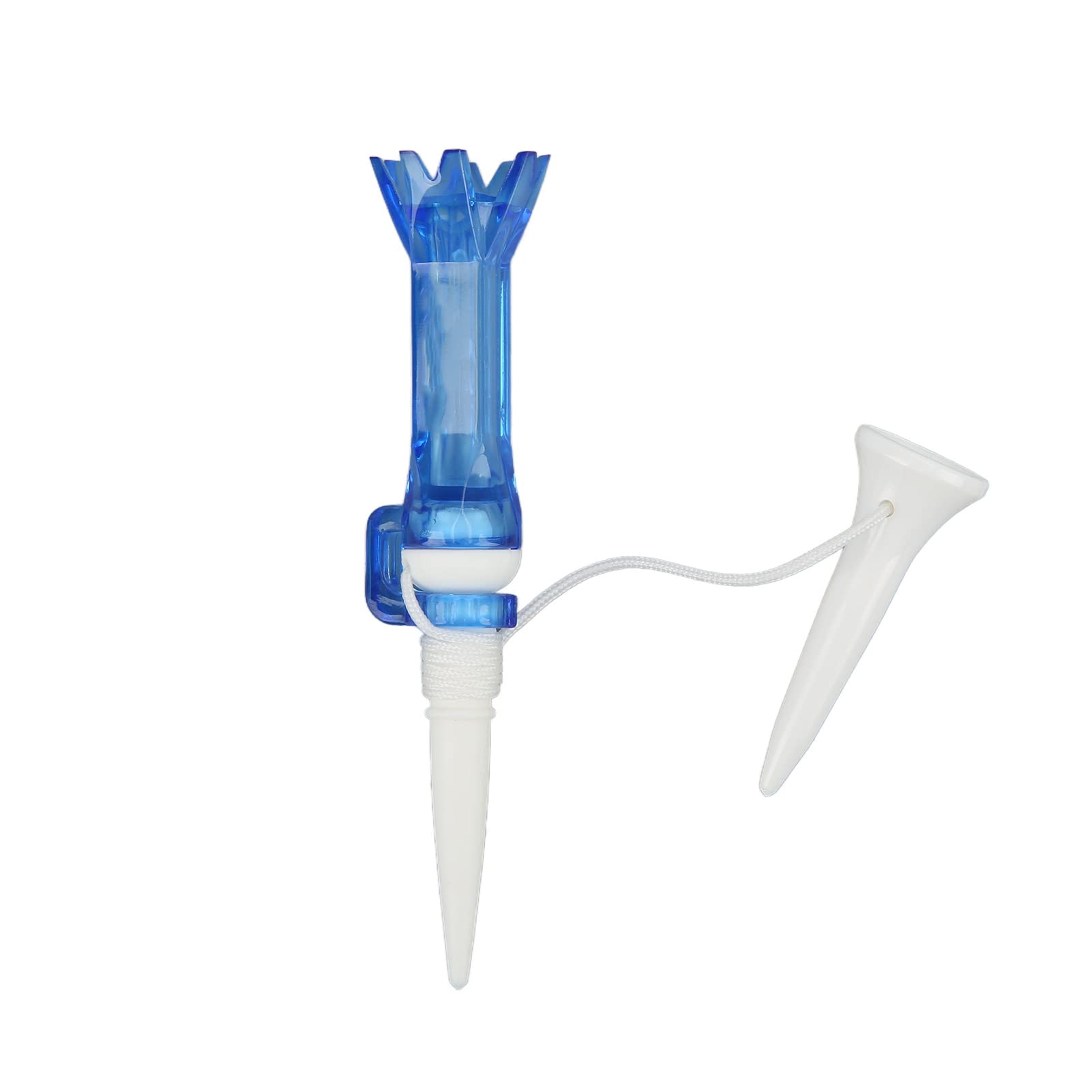 Tee golfowe, zestaw 3 elastycznych tee golfowych, tee golfowe z tworzywa sztucznego z 8 pazurami, przenośne tee do ćwiczeń golfa, akcesoria