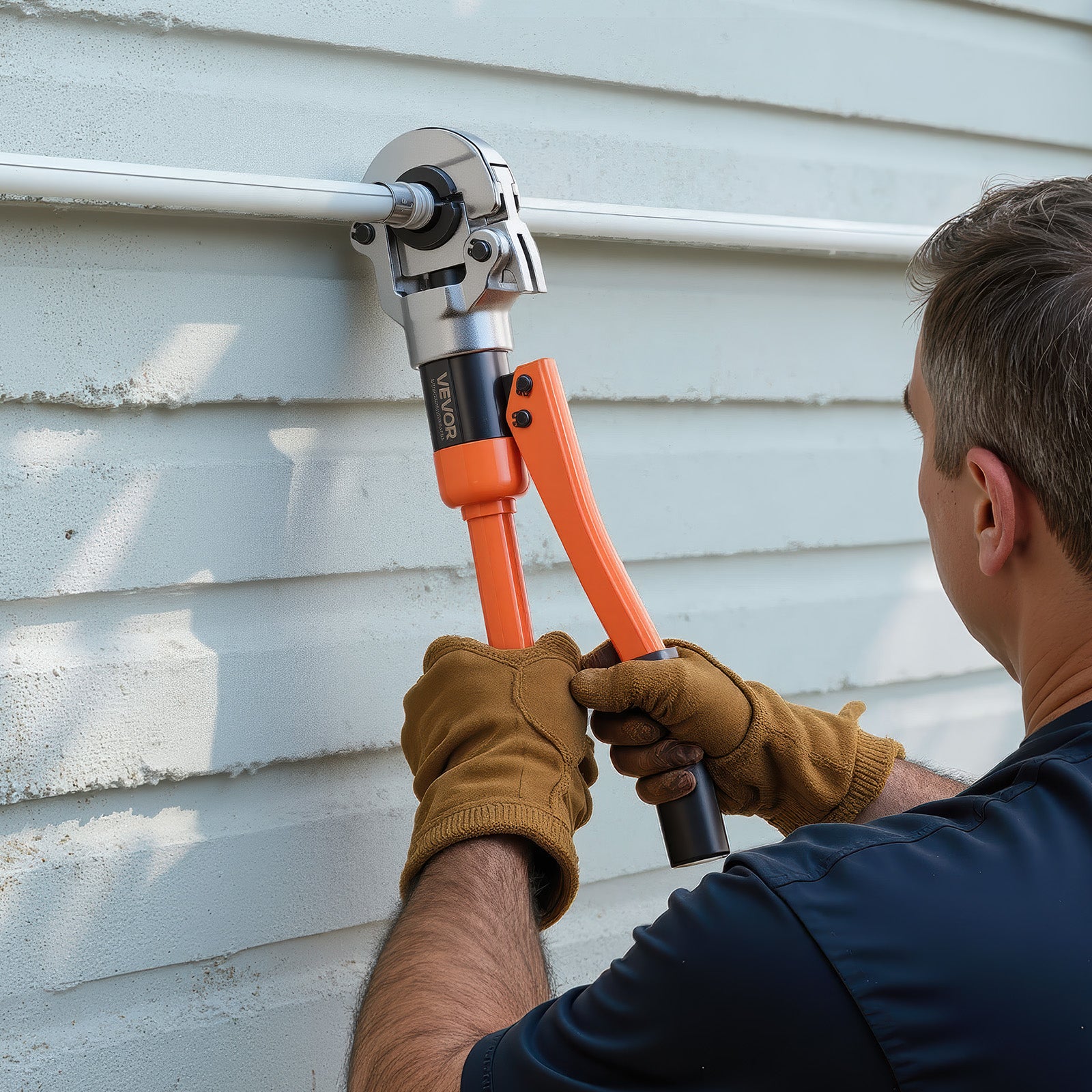 Ferramenta cravação hidráulica VEVOR, com maxilas TH16, TH20, TH26 e TH32 para tubos PEX, e maxilas V12, V15, V18, V22 e V28 para tubos aço inoxidável - 8