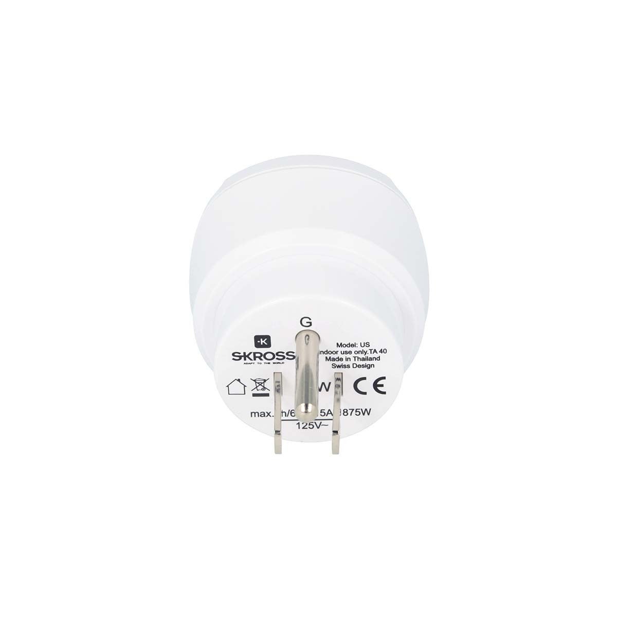 SKROSS Adaptateur de voyage Prise Europe vers USA - 3
