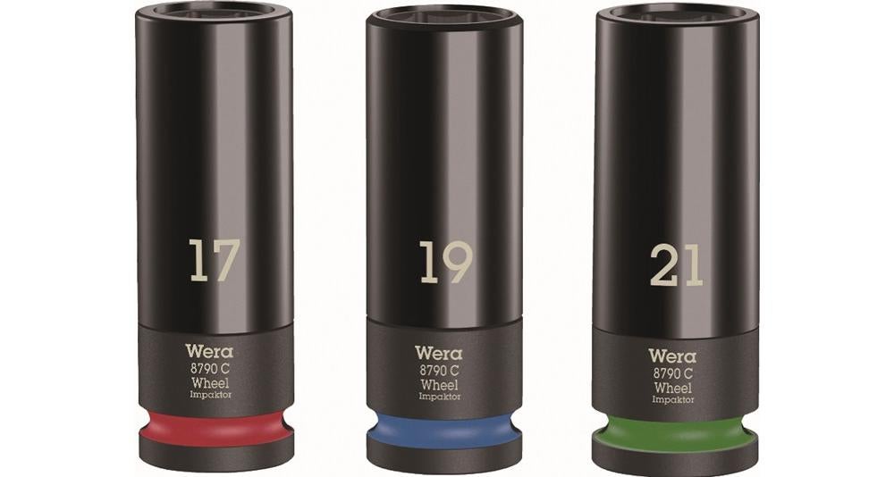 Wera Kraftnuss-Set Wheel Impaktor C Set 1 3-częściowe 1/2" długie sześciokątne - 5004595001