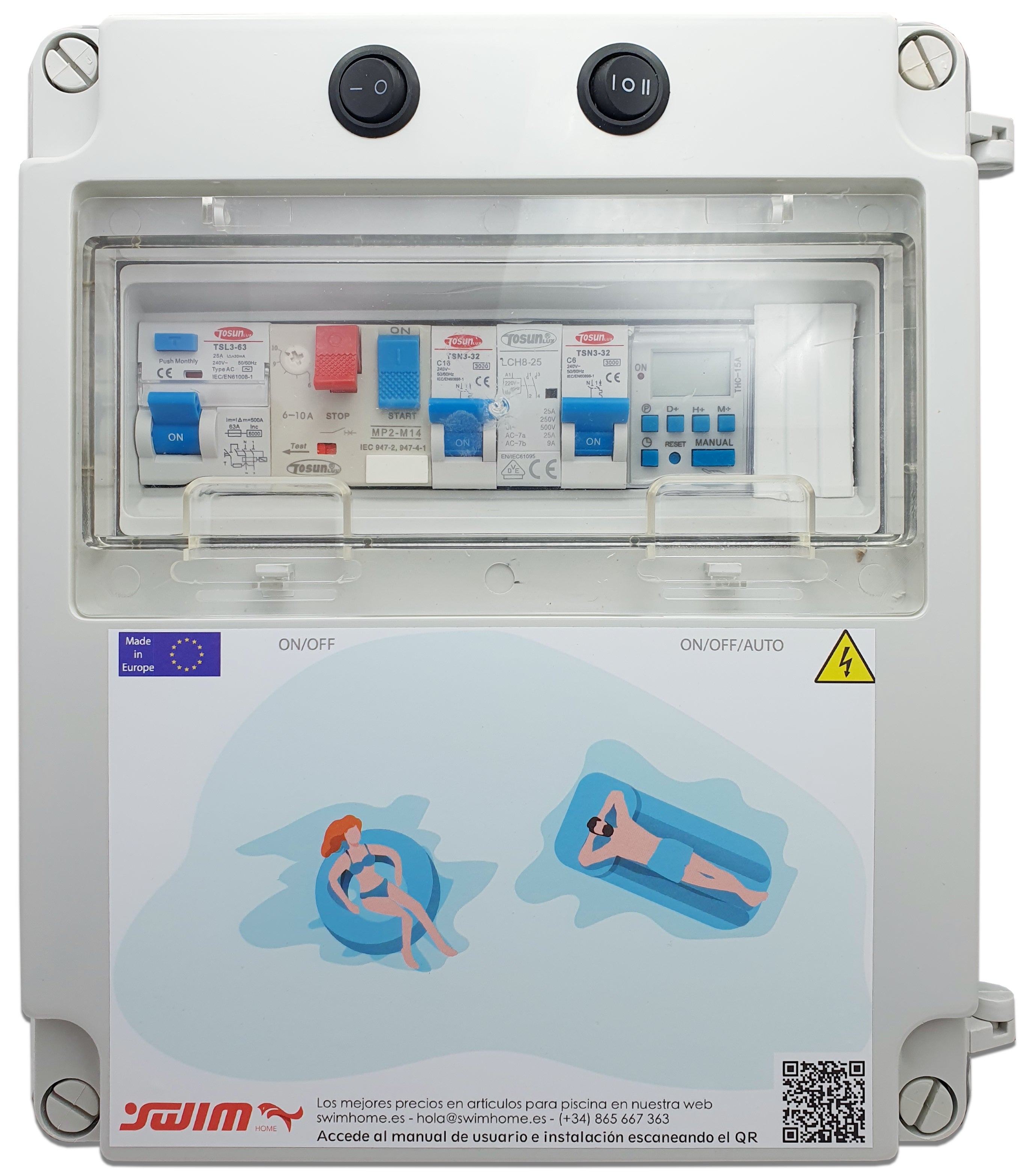 Cuadro Eléctrico Swimhome Cuadro Eléctrico Para Piscina SWIMHOME