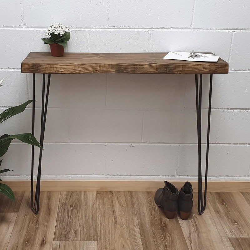 Blenom Table Console O Table De Hall D Entr E En Bois Massif Durable