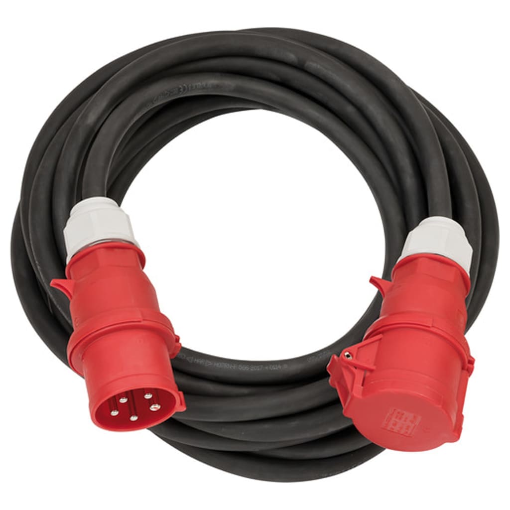 Brennenstuhl Cable Alargador Cee 25 M Negro/Rojo , Leroy Merlin