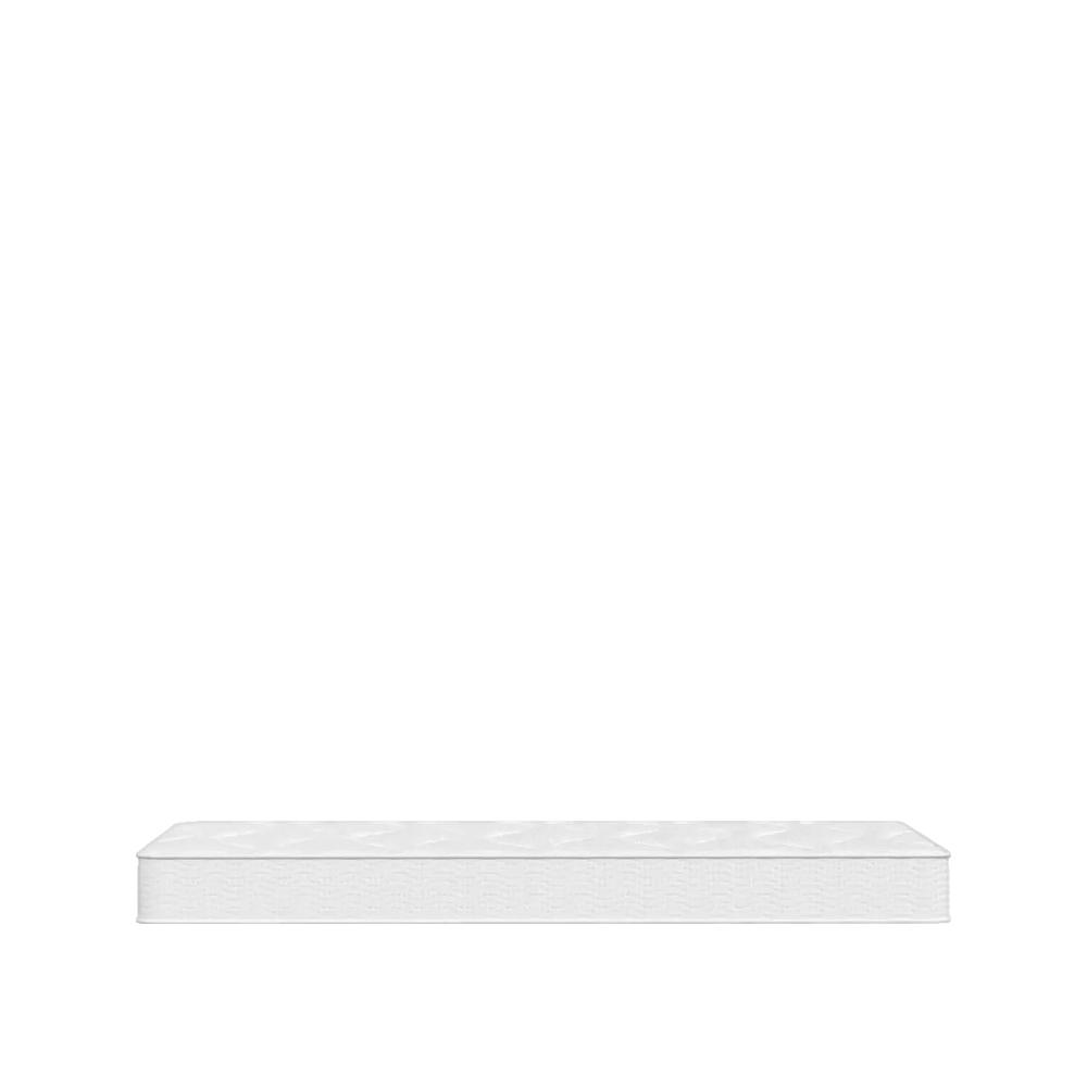 Materac sprężynowy Bonnell vidaXL dziecięcy 80x160 cm średnia twardość biały