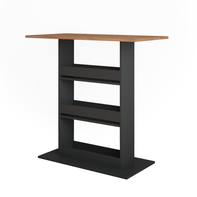 Vicco Stół barowy Repose, Złoty dąb power/antracyt, 110 x 55 cm