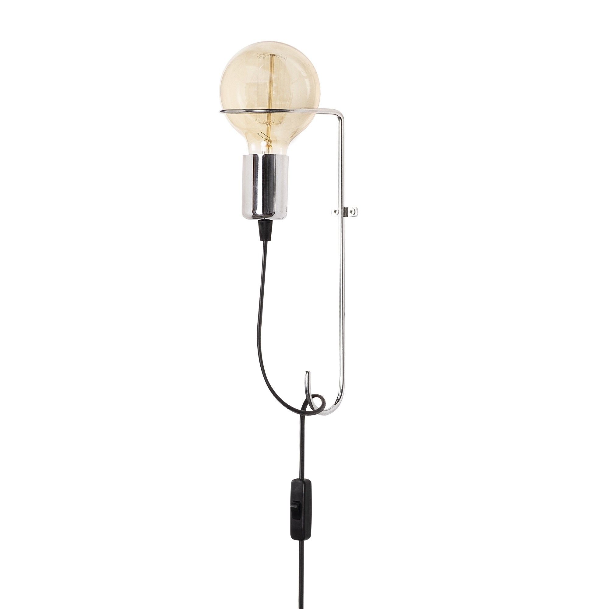 Lampa perete 3663, crom, metal, 9x15x30 cm