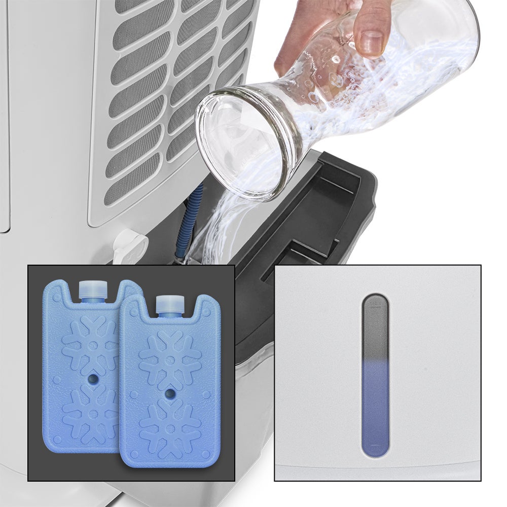 TROTEC Rafraîchisseur d'air-humidificateur PAE 45 refroidisseur d'air mobile portable ventilateur air cooler purificateur - 4