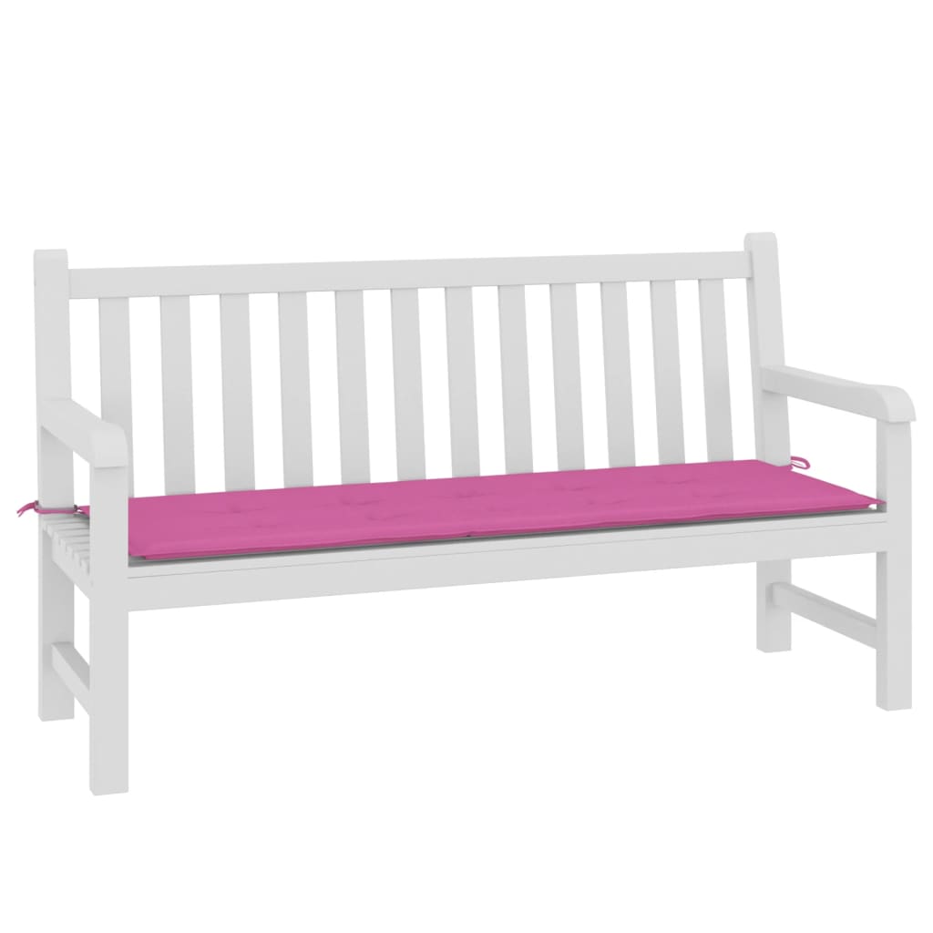 Maison Exclusive - Coussin de banc de jardin rose 150x50x4 cm tissu oxford - 3