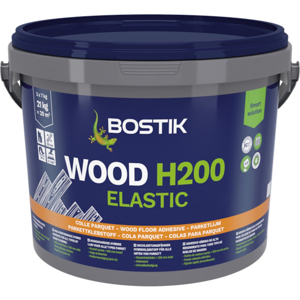 COLLE PARQUETS WOOD H200 ELASTIC-P 21KG - BOSTIK - 2