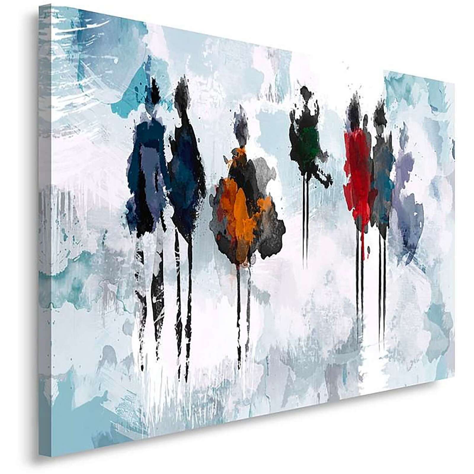 Tableau arbre de peinture - 120 x 80 cm - 2