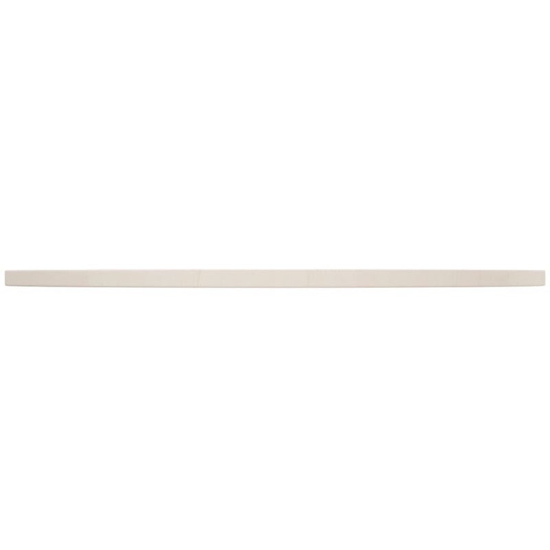 vidaXL Piano Tavolo Bianco Ø90x2,5 cm in Legno Massello di Pino - 3