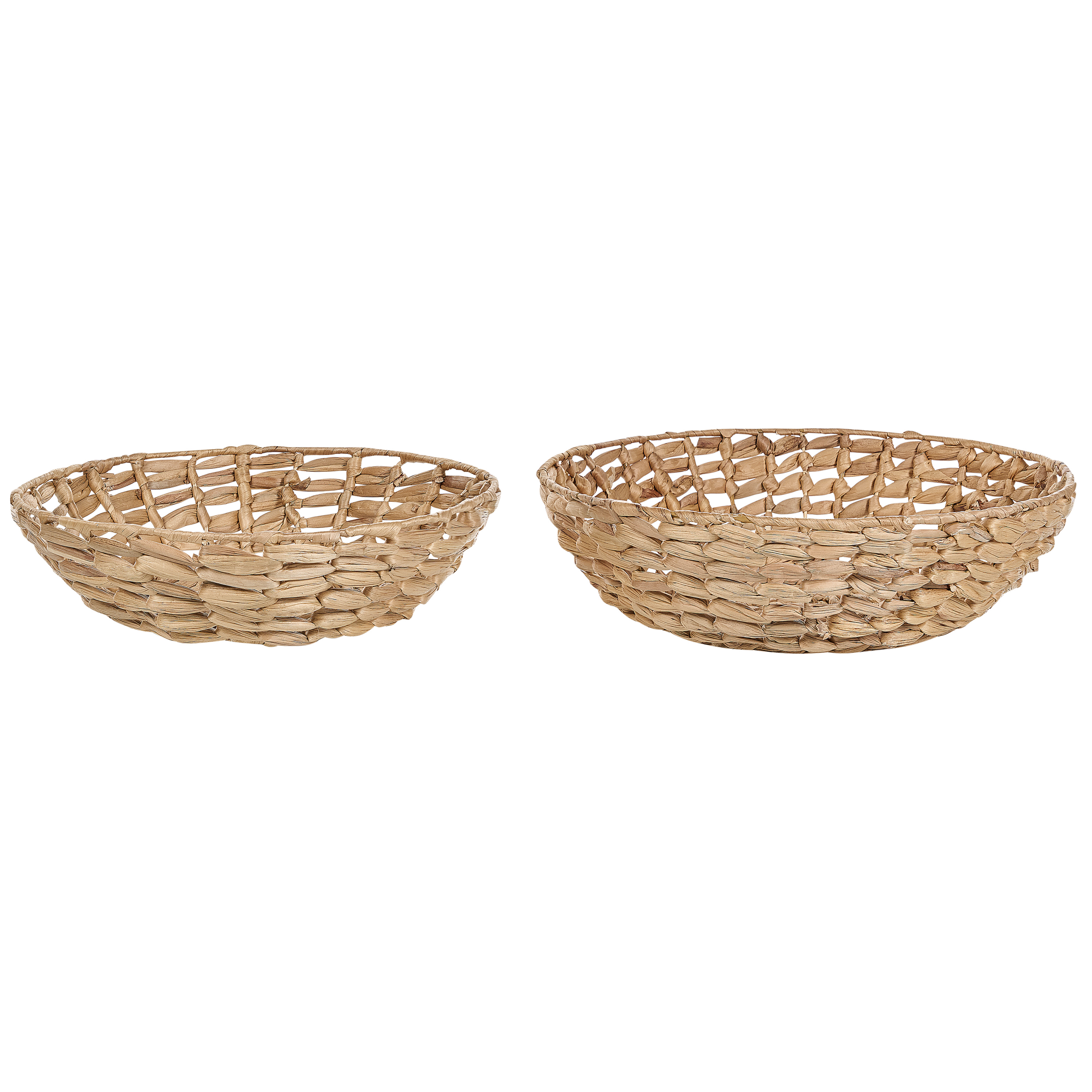 Set de 2 boluri decorative DALAT Răchită Natural 2buc