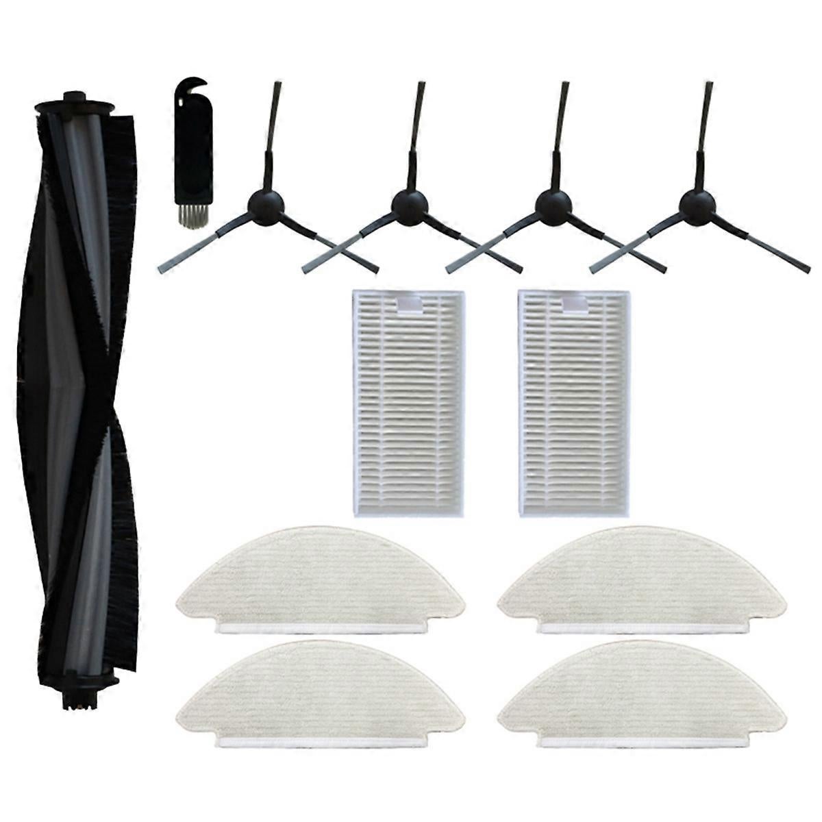 Kit De Rechange Pour Aspirateur Uwant : Brosse Principale + 2 Filtres HEPA | Compatible D5/D5 Pro/D100/A60/V8/V10