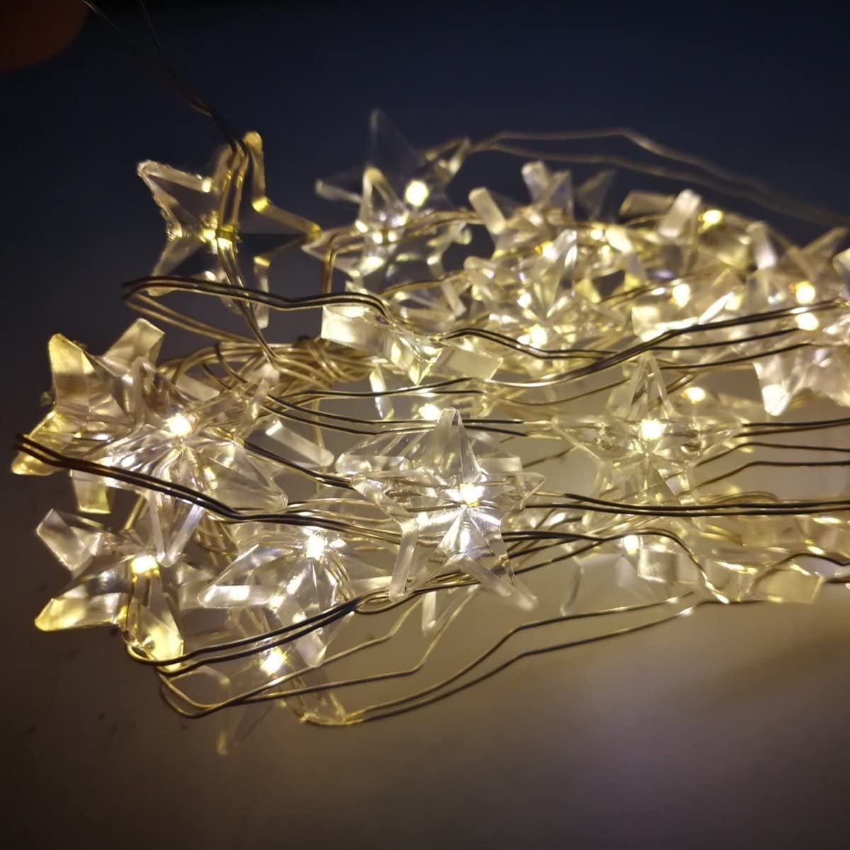 561081 Guirlande 50 LED LIGHT CHRISTMAS INSIDE sous forme d'étoiles à piles - 2