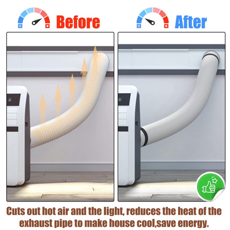 150*53cm Protection pour Tuyau Climatiseur , 5