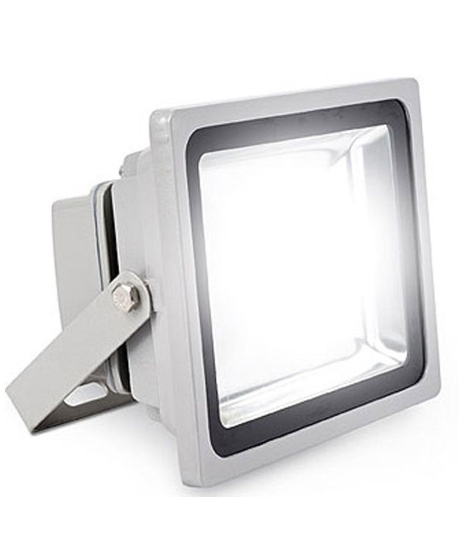 Trade Shop - Faro Faretto A Led Ultra Slim A Luce Calda Fredda Rgb Da Per Esterno Ip65 220v - Bianco Freddo-20 Watt -slim - - 2