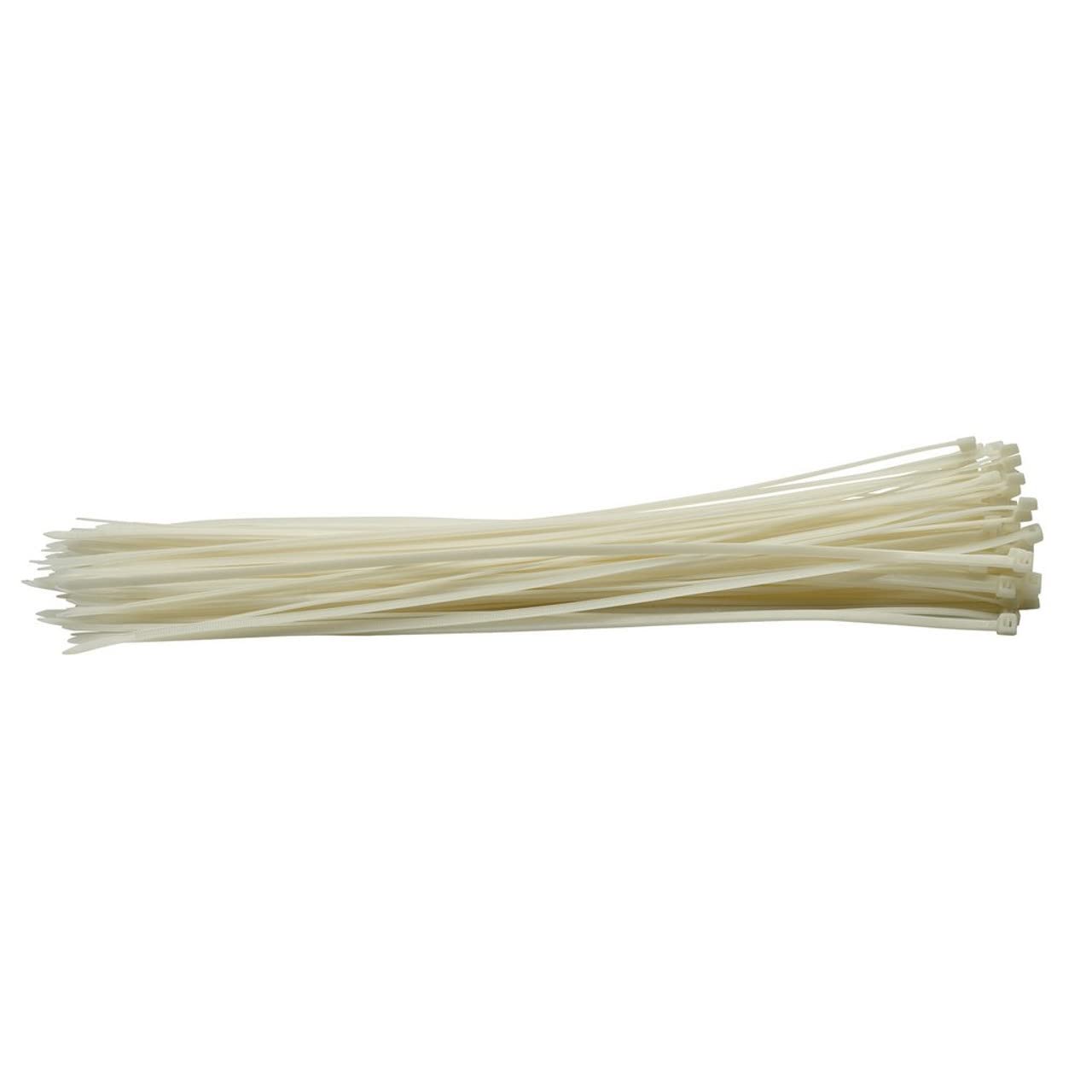 Fascette di cablaggio Elematic Plastica 360x4,8mm 100 pezzi Bianche 5219E