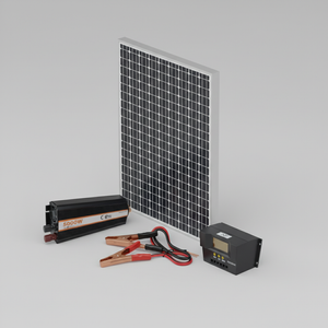 Pannello Solare Kit 100W/12V Mono, Doppio Caricabatterie Da Votronic, Per Rv's
