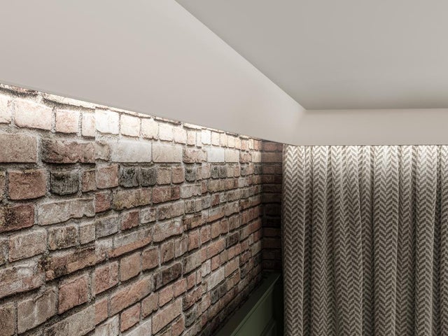 Lot de 3 corniches plafond en polystyrène L290 x l4.6 x H9 cm blanc - DORICA