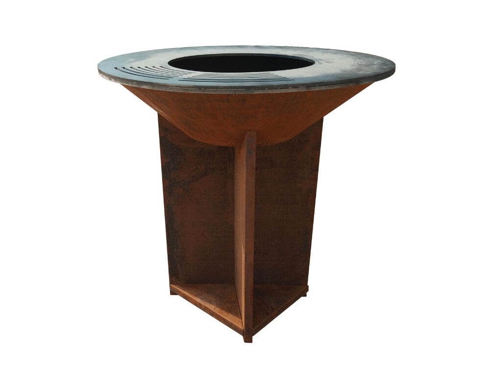 Barbecue brasero avec plaque d'acier de 100 cm - 6