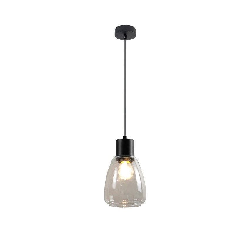 Lampa sufitowa wisząca Moldo czarna 1xE27x40W wym: 120 x 12 x 12 cm metal Candellux