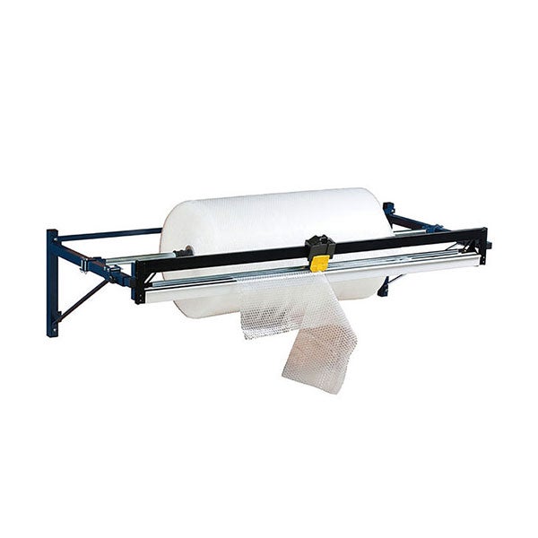 Dérouleur-coupeur horizontal pour papier, carton, film à bulle et mousse longueur maxi rouleau 1550mm - DCM155