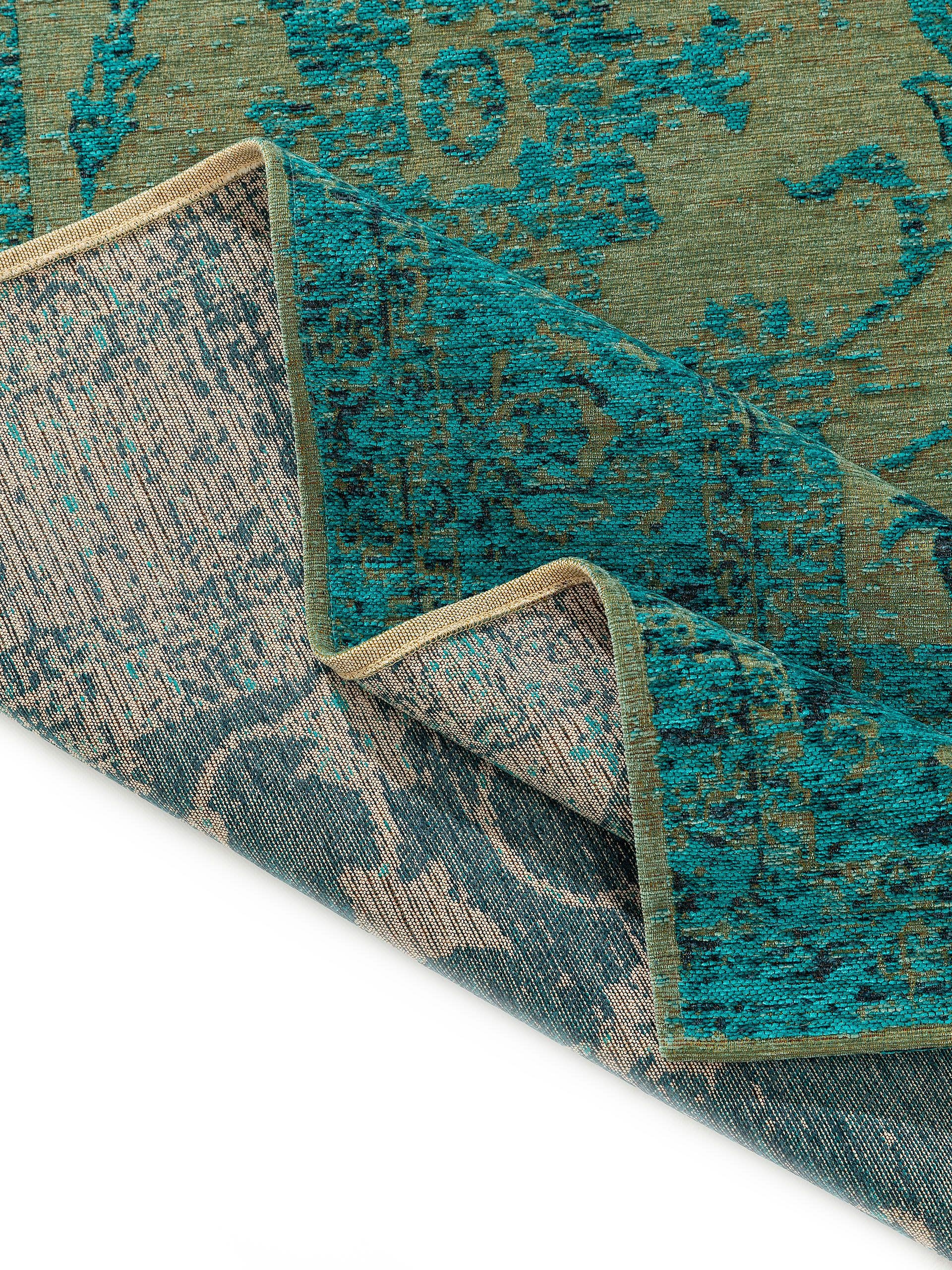 BENUTA - Tapis tissé à plat Frencie turquoise 160x235 cm - 4