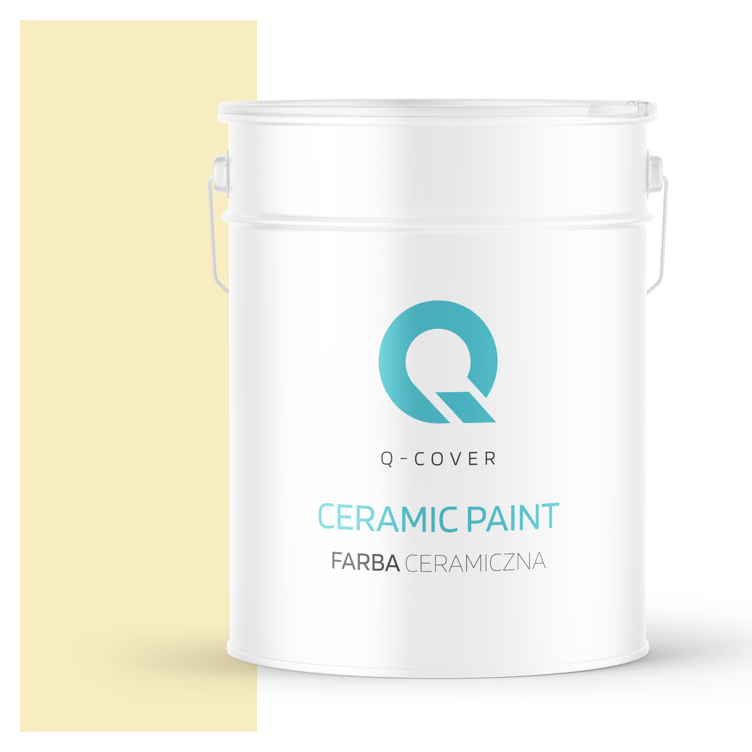 Farba Ceramiczna Do Ścian i Sufitów Q-Cover Kanarkowy H6981 Głęboki Mat 10L