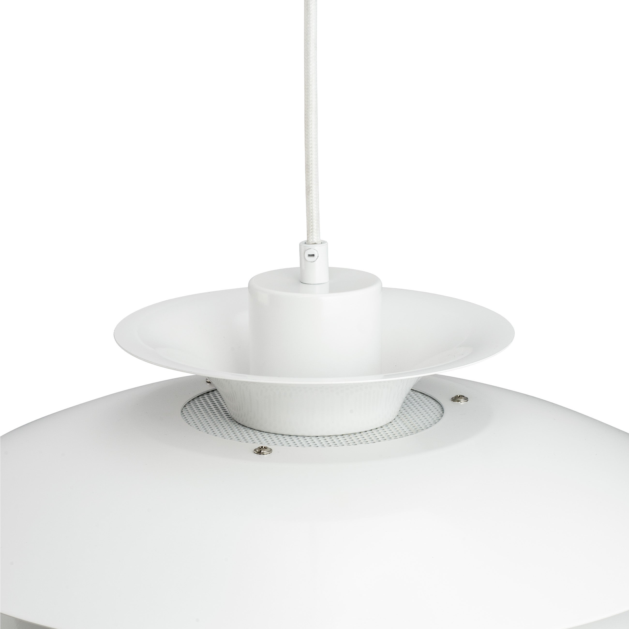 Suspension en métal blanc mat, h 20 cm d 38 cm Ejka - DYBERG LARSEN - 5