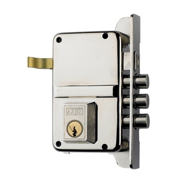 Azbe Cerradura 8 Hp Cromo Izda , Leroy Merlin